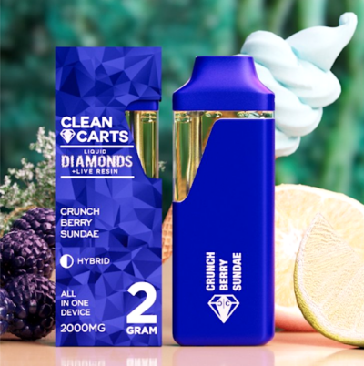 CLEAN CARTS CRUNCH BERRY SUNDAE