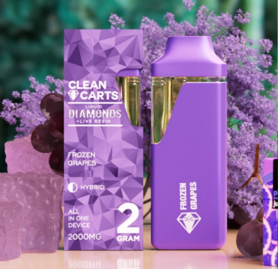 CLEAN CARTS FROZEN GRAPES